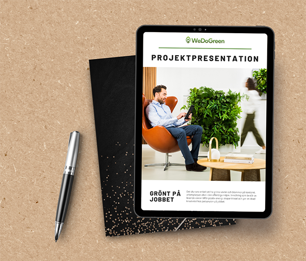Ladda ner en f&auml;rdig projektpresentation f&ouml;r ditt v&auml;xtinredningsf&ouml;rlag - wedogreen.se
